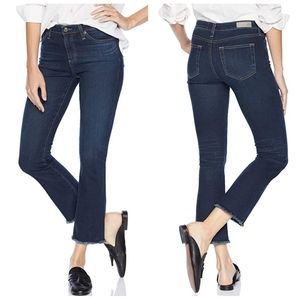 AG Adriano Goldschmied Jodi Flare Crop Jeans Sz 26